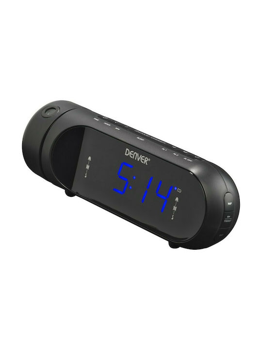 Denver Ceas Digital de Masă cu Alarmă & Radio S0430454