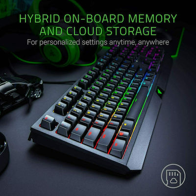 Razer BlackWidow Gaming Μηχανικό Πληκτρολόγιο με Razer Green διακόπτες και RGB φωτισμό (Αγγλικό US)