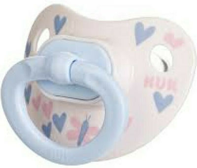 Nuk Orthodontic Silicone Pacifier for 0-6 months Happy Days with Case Hearts Ciel