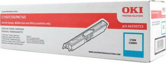 OKI 44250723 Toner Laser Imprimantă Cyan Capacitate Mare 2500 Pagini