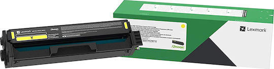 Lexmark C332HY0 Original Toner Laser Printer Yellow High Yield Return Program 2500 Pages