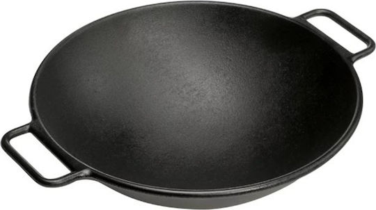Lodge Wok din Fontă 34cm