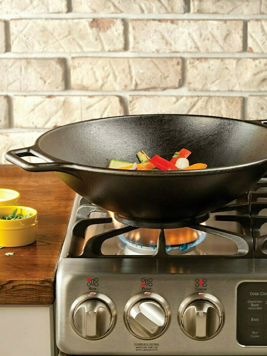 Lodge Wok made of Cast Iron 34cm