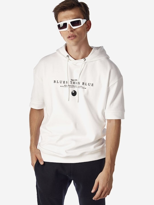Sweatshirt with Hood White