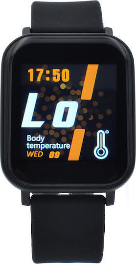 Andowl Q-916 Smartwatch with Heart Rate Monitor (Black)