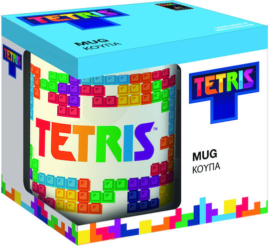 Diakakis Tetris Becher Keramik Mehrfarbig 325ml