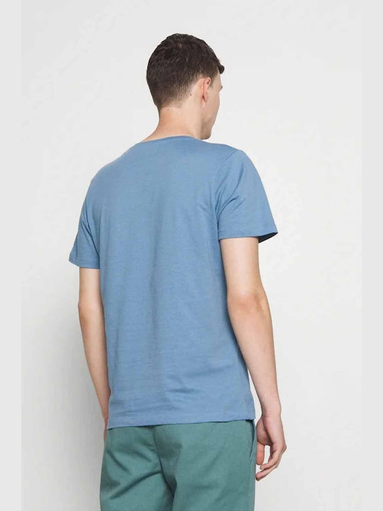 Jack & Jones Herren T-Shirt Kurzarm Blau