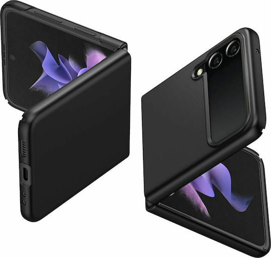 Spigen Airskin Umschlag Rückseite Silikon 0.4mm Schwarz (Galaxy Z Flip3 5G)