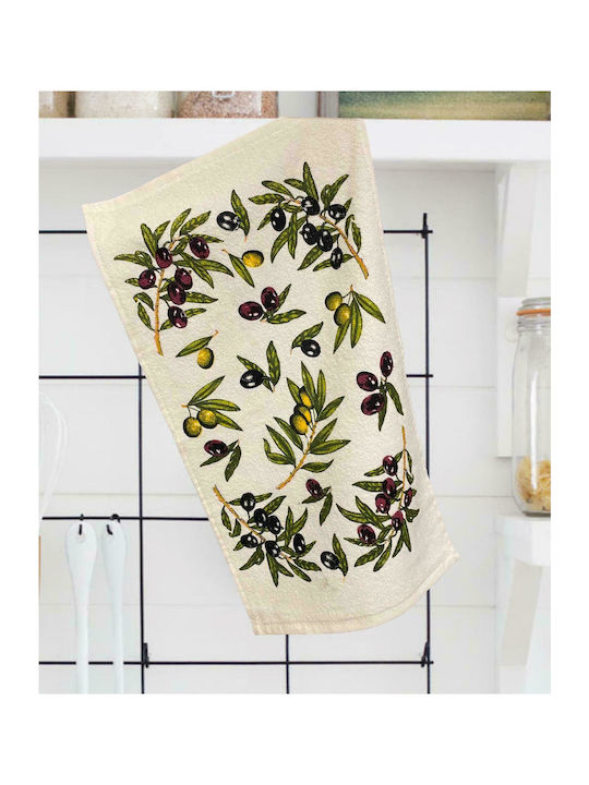 Linea Home Olives Tea Towel made of 100% Cotton 30x50cm 1pcs