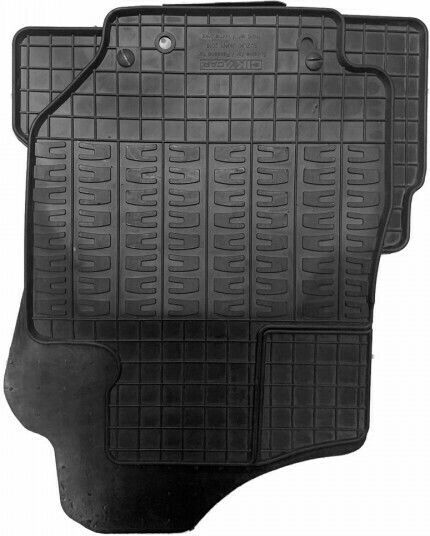 Cik Set of Front and Rear Mats 4pcs for Toyota Highlander 2021+ Black