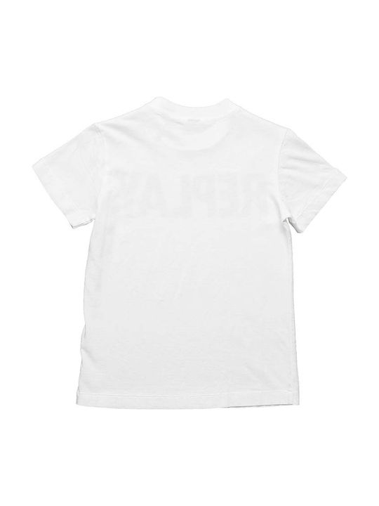 Replay Kids T-shirt White