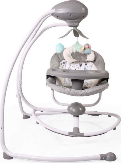 Cangaroo Electric Baby Relax Swing Woodsy with Music Beige for Child up to 9kg