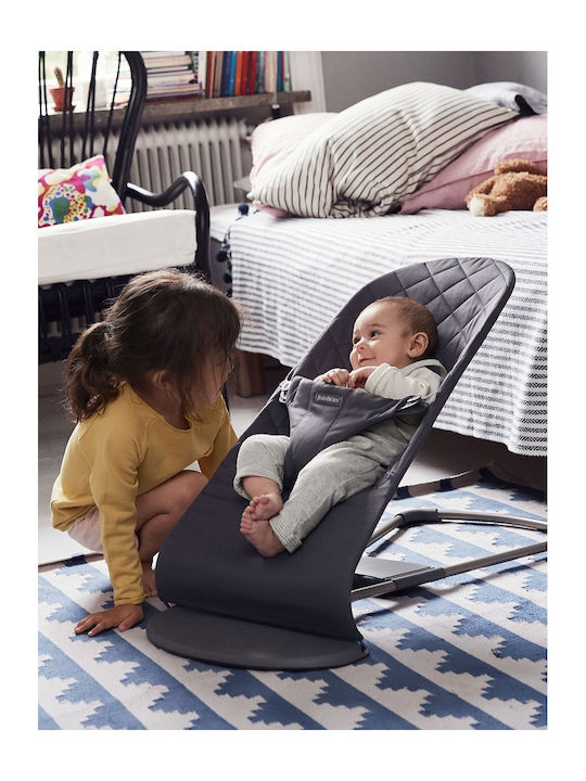 BabyBjorn Manual Baby Relax Bliss Cotton Midnight Anthracite for Child up to 13kg