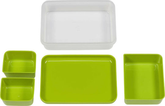 Emsa Clip & Go Δοχείο Φαγητού Πλαστικό Transparent/Green 1.2lt