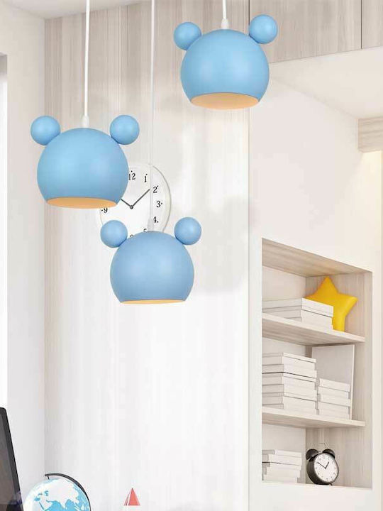 Elmark Kids Wall Light Metallic Mickey Μπλε