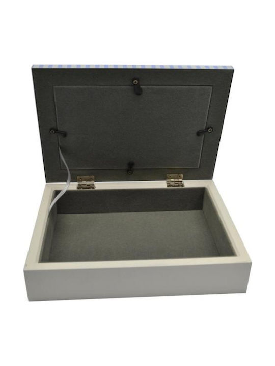 Ankor Κουτάκι Παιδική Κορνίζα Ξύλινη Ροζ 15x10cm