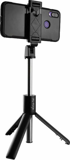 Volte-Tel 3 in 1 Monopod Baston pentru selfie cu Bluetooth Negru