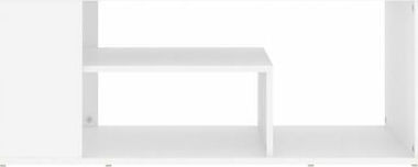 Rectangular Central White Wooden Coffee Table W100xD50xH40cm