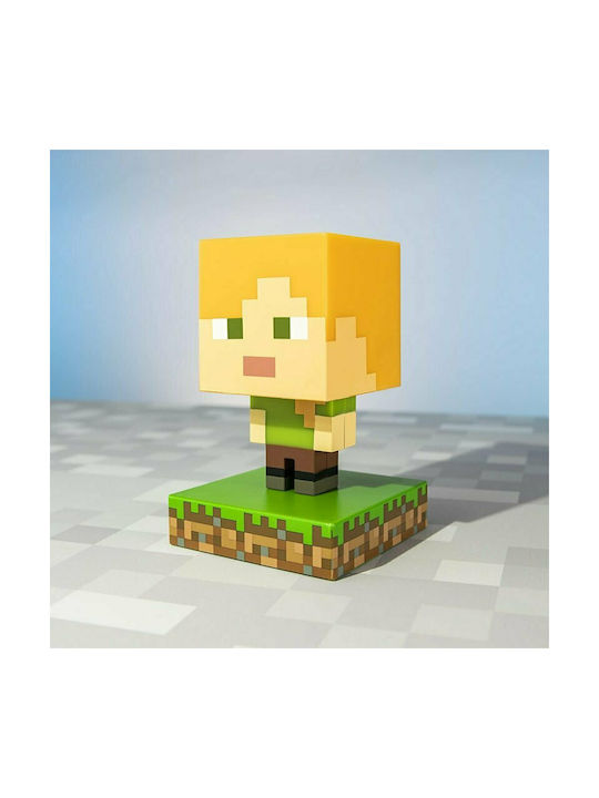 Paladone Παιδικό Διακοσμητικό Φωτιστικό Minecraft Alex Icon Πολύχρωμο 10εκ. Alex V2
