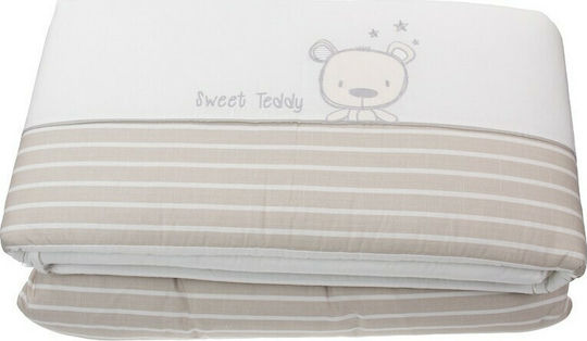 Baby Oliver Set Pentru Patut Sweet Teddy Des. 350 Bej 3buc piese