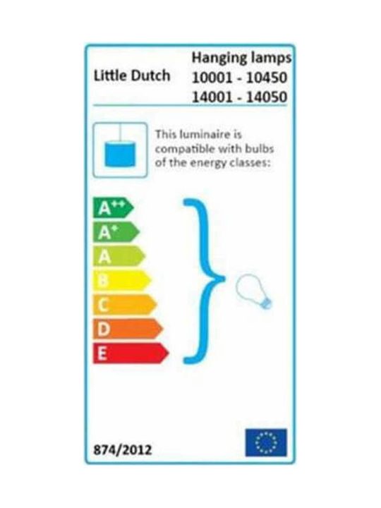 Little Dutch Ocean Μονόφωτο Παιδικό Φωτιστικό Κρεμαστό από Πλαστικό 40W με Υποδοχή E27 Blue 30x20cm
