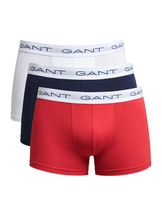 Herren Boxershorts Red / Navy / White 3Packung
