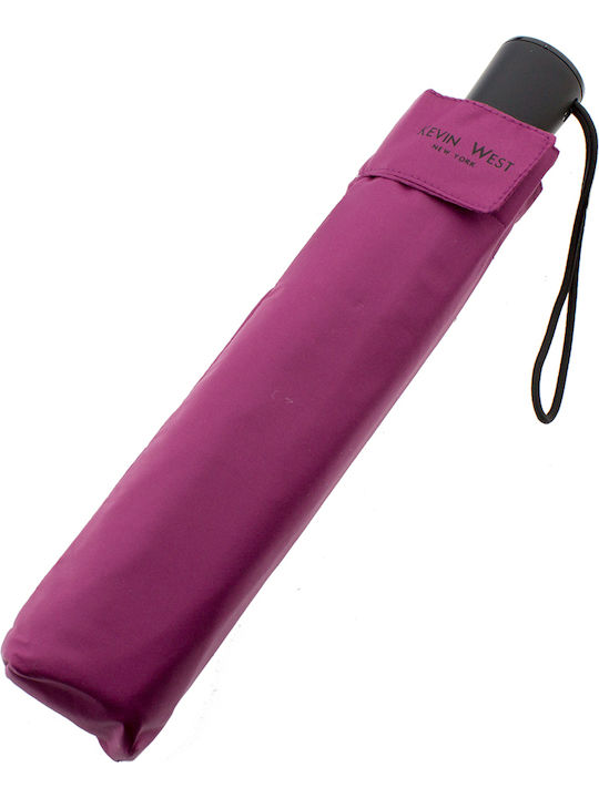 Kevin West Windproof Automatic Umbrella Compact Purple