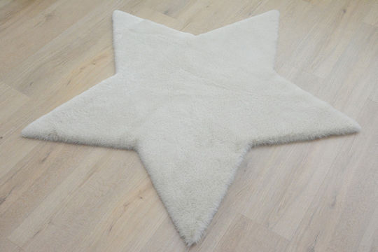 Newplan FC3B Детско килимче Звезди Beige 120x120см Дебелина 30мм