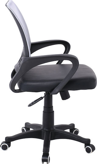 Woodwell BF2101-P Καρέκλα Γραφείου Γκρι / Μαύρο