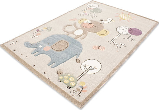 Tzikas Carpets 21900-760 Παιδικό Χαλί Καφέ 160x230cm Πάχους 13mm