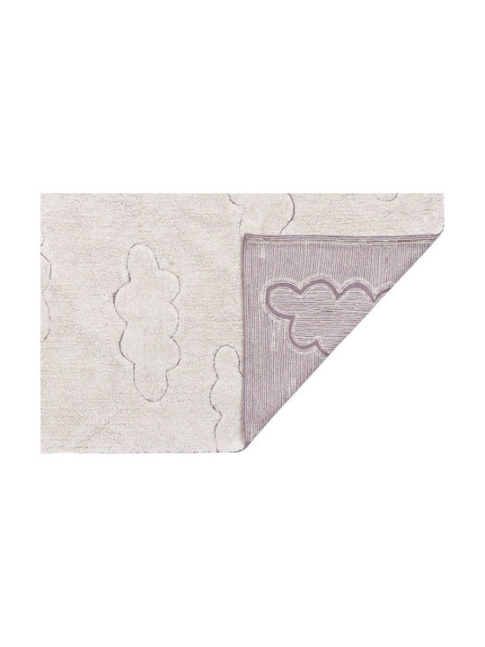 Lorena Canals Clouds Παιδικό Χαλί Σύννεφα Βαμβακερό Μπεζ 140x200cm