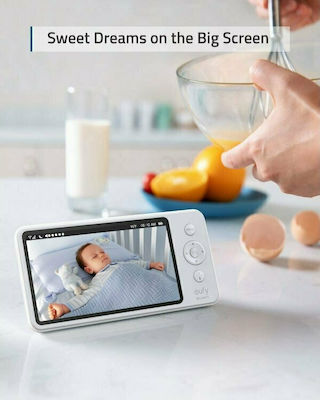 Eufy Wireless Baby Monitor Eufy SpaceView with Camera & Screen 5" with Two-Way Audio & Lullabies