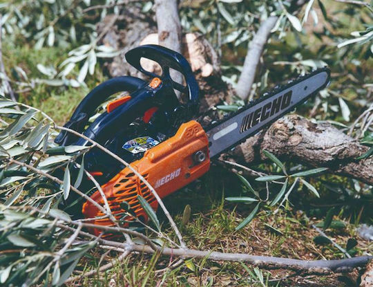 Echo CS-2511 TESC Pruning Gasoline Chainsaw 2.3kg with Blade Carving Blade 25cm and Easy Start
