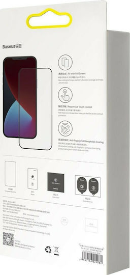 Baseus Full Face Tempered Glass Full Face Tempered Glass 2pcs (iPhone 12 mini)