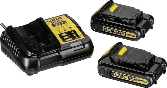 DEWALT DCD777S2T Δραπανοκατσάβιδο Μπαταρίας Brushless 18V 2x1.5Ah