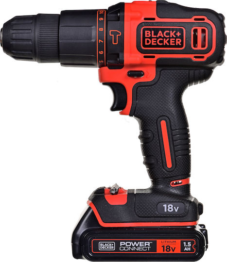 Black & Decker Percussive Drill Driver Battery 18V 2x1.5Ah