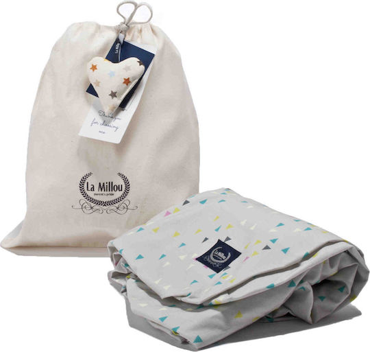 La Millou Royal Drops Baby Sheet Crib Cotton Fitted 70x140cm