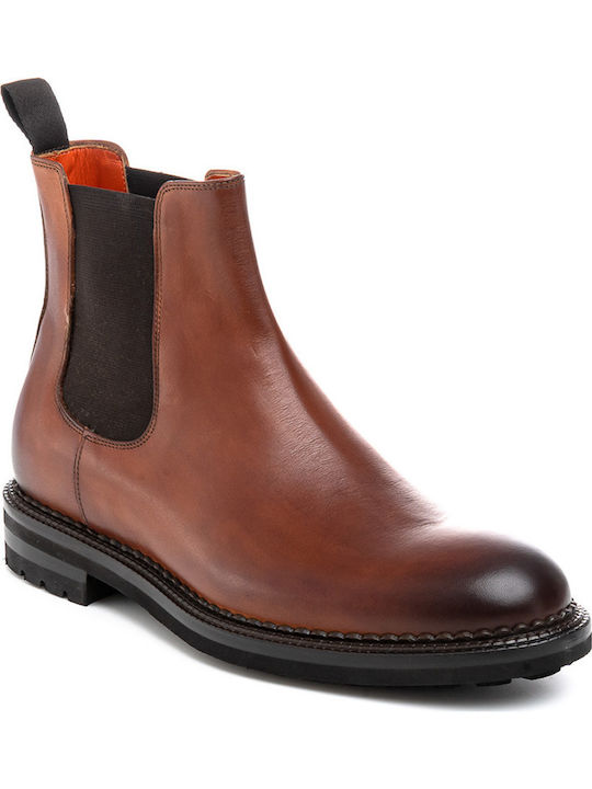 010630R Leather Chelsea Boots Tan 010630R/TAN