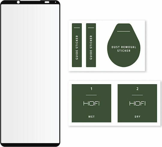 Hofi Pro+ Full Face Tempered Glass Μαύρο (Xperia 5 Iii)