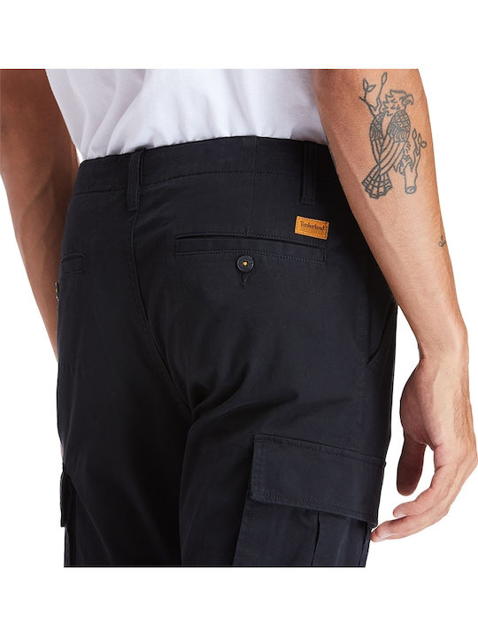 Hose Cargo Elastisch Schwarz
