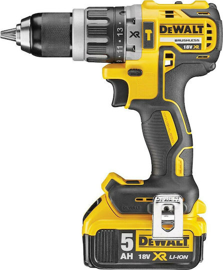 DEWALT DCK2080P2T Σετ Γωνιακός Τροχός & Κρουστικό Δραπανοκατσάβιδο Brushless 18V με 2 Μπαταρίες 5Ah και Θήκη