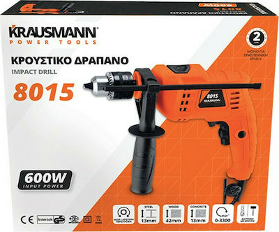 Krausmann Impact Drill 600W with Set of heat sinks