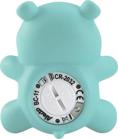 Alecto Baby Digital Bath Thermometer Hippo 0°C - 50°C Green 75171