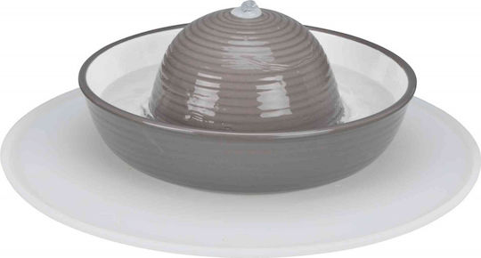 Trixie Ceramică Set de măsuțe pentru Câine & Pisică pe Bază 40cm în Culoare Transparent
