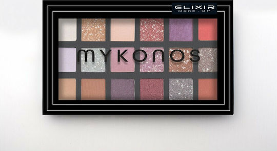 Elixir Mykonos 888B Παλέτα με Σκιές Ματιών σε Στερεή Μορφή 15gr