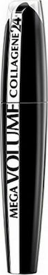 L'Oreal Paris Volume Collagene 24H Waterproof Mascara pentru Volum Mega Black 9ml