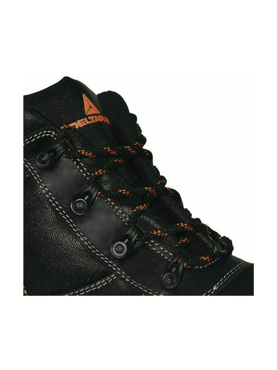 Delta Plus Phoenix Waterproof Boots Safety Black S3 with Certification SRC