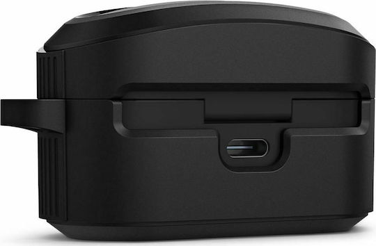 Spigen Rugged Armor Θήκη Σιλικόνης με Γάντζο Matte Black για Sony WF-1000XM4