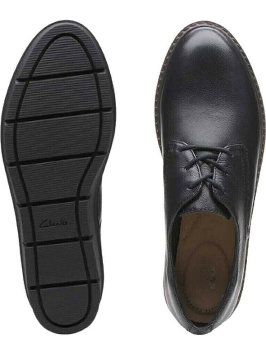 Airabell Tye Women's Leather Derby Shoes Black