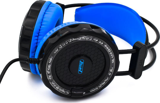 Andowl Q7 Over Ear Gaming Headset με σύνδεση 3.5mm Μπλε